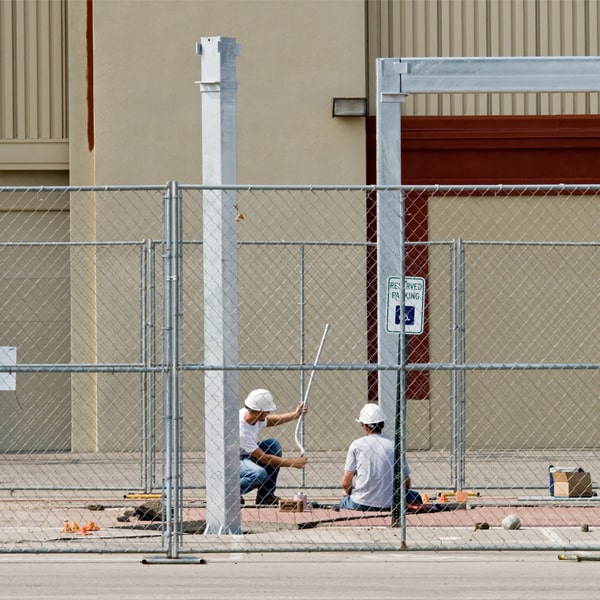 how much time can i lease the temporary fence for my building site or event in Wilmot